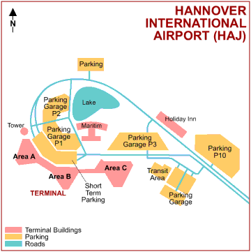Hannover Airport. Getting into Town. 49 (0)511 9770. 3. Terminal